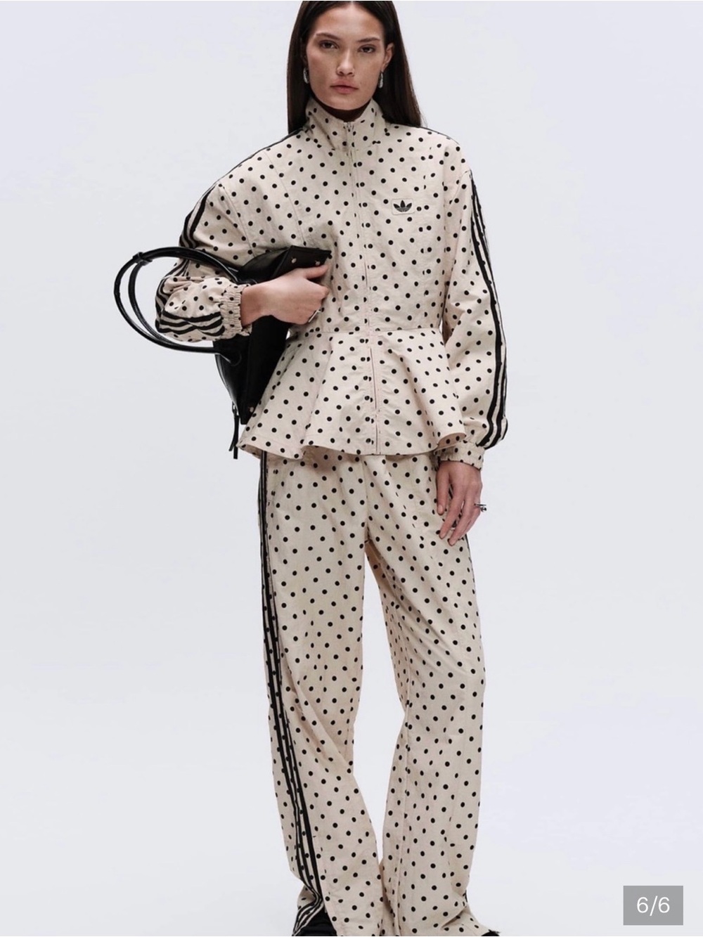 NWT adidas Originals x ASOS
Polka dot peplum track jacket/pant size X
LARGE